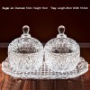 Glass Elegance Candy Jar Trio: Set of 3 Creative Storage Boxes with Lids Glass Elegance Candy Jar Trio: Set of 3 Creative Storage Boxes with Lids