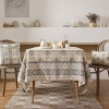 Kashaa Tablecloth Nordic Style Simple Cotton And Linen Table Cover Khaki Kashaa Tablecloth Nordic Style Simple Cotton And Linen Table Cover Khaki
