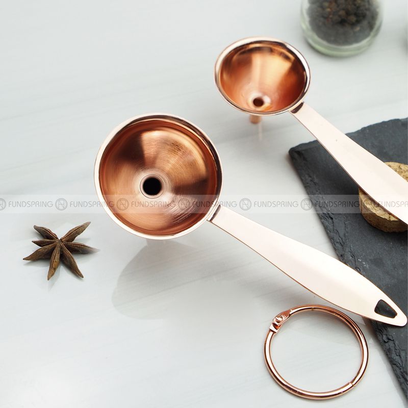 Stainless Steel Oil Leakage with Handle Cone Funnel Set of 3 Pcs Stainless Steel Oil Leakage with Handle Cone Funnel Set of 3 Pcs