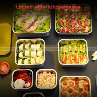 304 Stainless Steel Fresh-keeping Box Sealed Food Storage Box With Lid 304 Stainless Steel Fresh-keeping Box Sealed Food Storage Box With Lid