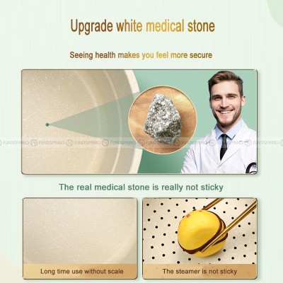 Steamer Medical Stone Double-layer Steamer Deepen Double-ear Soup Pot Steamer Medical Stone Double-layer Steamer Deepen Double-ear Soup Pot
