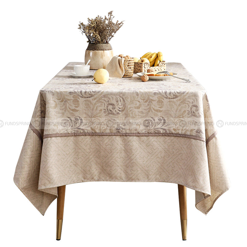 Aida Tablecloth Vintage Pastoral Style Table Cloth Waterproof Cover Aida Tablecloth Vintage Pastoral Style Table Cloth Waterproof Cover