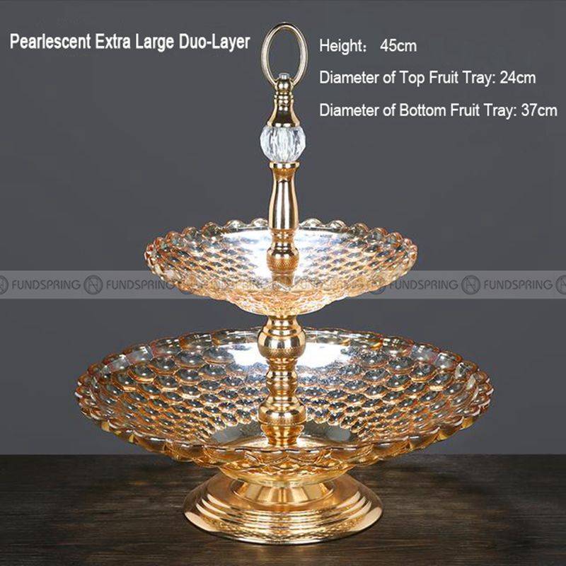 Contemporary Snack Candy Plate 2-3 Tiered Stand Glass Compote Serving Bowl Contemporary Snack Candy Plate 2-3 Tiered Stand Glass Compote Serving Bowl