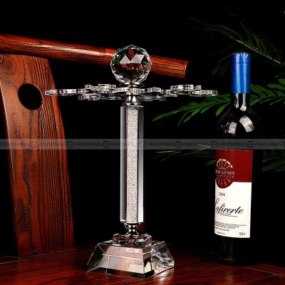 Golden/Sliver Diamond Crystal Goblet Holder Wine Glass Rack Golden/Sliver Diamond Crystal Goblet Holder Wine Glass Rack