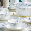 Flower of Life Hand-made Tableware Set Ceramic Dinnerware Set 48-Piece Flower of Life Hand-made Tableware Set Ceramic Dinnerware Set 48-Piece