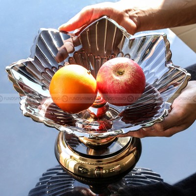 Scandinavian Elegance Crystal Glass Serving Bowl for Candy, Snacks, and Fruits Scandinavian Elegance Crystal Glass Serving Bowl for Candy, Snacks, and Fruits