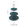 Porcelain Multi-Layer String Plate: Elegant Cake, Dessert, and Fruit Stand Porcelain Multi-Layer String Plate: Elegant Cake, Dessert, and Fruit Stand