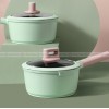 Kitchen Wok Antibacterial Non-stick Milk Pan Domestic Frying Pan Kitchen Wok Antibacterial Non-stick Milk Pan Domestic Frying Pan