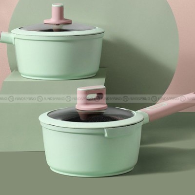 Kitchen Wok Antibacterial Non-stick Milk Pan Domestic Frying Pan