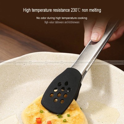 Silicone Food Clip 304 Stainless Steel Steak Grill Clamp BBQ Tongs Silicone Food Clip 304 Stainless Steel Steak Grill Clamp BBQ Tongs