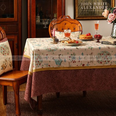 Tatiana Tablecloth Retro Table Mat Waterproof Table Cover Table Cloth Tatiana Tablecloth Retro Table Mat Waterproof Table Cover Table Cloth