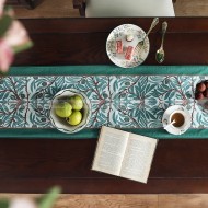 Jungle White Tiger Table Runner Rustic Strips Upholstery Desk Cover Jungle White Tiger Table Runner Rustic Strips Upholstery Desk Cover