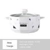 Double-eared Soup Bowl With Lid - Household Ceramic Bowl, Ideal for One-person Tableware