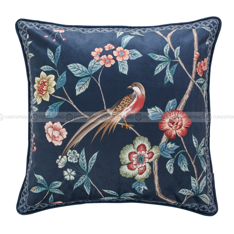 Lanruoting Chinese Premium Pillowcase Square 45cm Pillow Decorative Throw Pillow 18" Lanruoting Chinese Premium Pillowcase Square 45cm Pillow Decorative Throw Pillow 18"