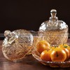 Glass Elegance Candy Jar Trio: Set of 3 Creative Storage Boxes with Lids Glass Elegance Candy Jar Trio: Set of 3 Creative Storage Boxes with Lids