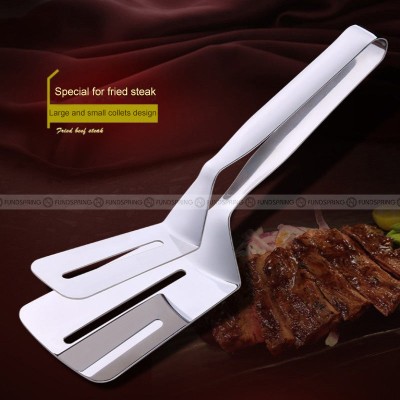 304 Stainless Steel Food Tongs BBQ Steak Tongs Fried Steak Clamp 304 Stainless Steel Food Tongs BBQ Steak Tongs Fried Steak Clamp