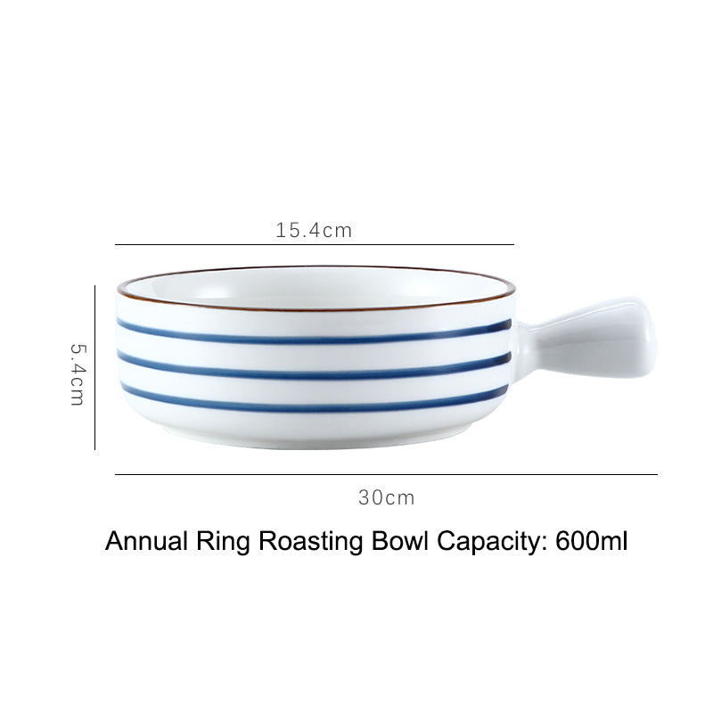 Japanese Ceramic Handled Breakfast Bowl and Tray Set – Baking Bowl with Handle Japanese Ceramic Handled Breakfast Bowl and Tray Set – Baking Bowl with Handle