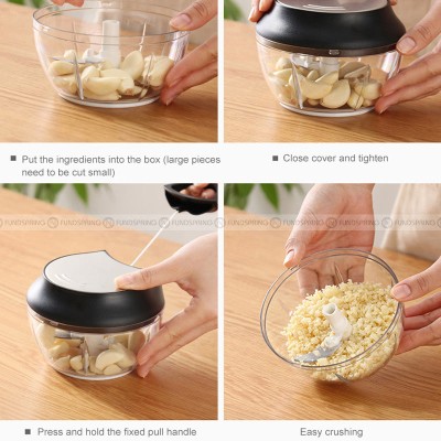 Food Processor Garlic Choppers Manual Multi-functional Garlic Wringer Food Processor Garlic Choppers Manual Multi-functional Garlic Wringer