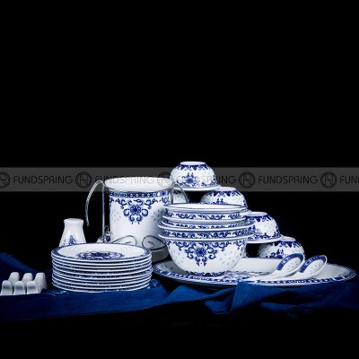 Star Of Exquisite Ceramic Utensil Blue And White Dinnerware Set 60 Pcs Star Of Exquisite Ceramic Utensil Blue And White Dinnerware Set 60 Pcs