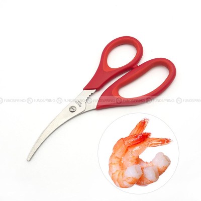 X-Chef Seafood Scissors - Non-slip Kitchen Aid Scissors for Shrimp Peeling X-Chef Seafood Scissors - Non-slip Kitchen Aid Scissors for Shrimp Peeling