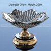 Scandinavian Elegance Crystal Glass Serving Bowl for Candy, Snacks, and Fruits Scandinavian Elegance Crystal Glass Serving Bowl for Candy, Snacks, and Fruits