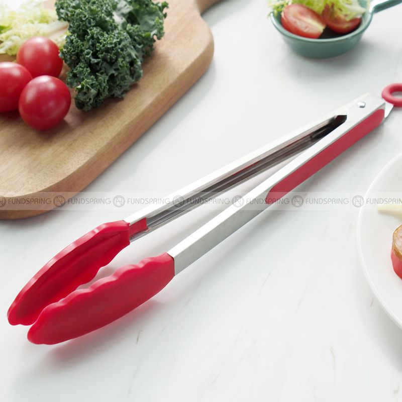 Food Clips Stainless Steel Bread Food Tongs Outdoor BBQ Tools Food Clips Stainless Steel Bread Food Tongs Outdoor BBQ Tools