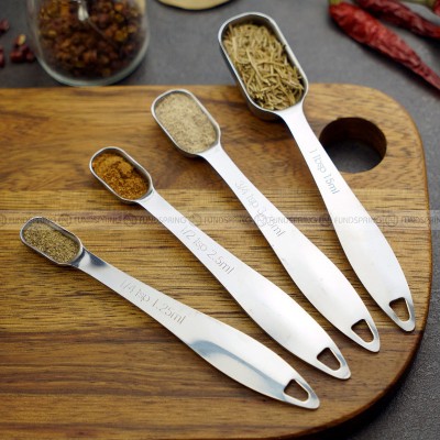 Stainless Steel Measuring Spoon Baking Scale Measuring Spoon 6 Pcs Stainless Steel Measuring Spoon Baking Scale Measuring Spoon 6 Pcs