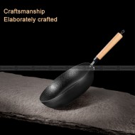 Uncoated Non-Stick Iron Skillet Wok Cast Iron Frying Pan Without Cover Uncoated Non-Stick Iron Skillet Wok Cast Iron Frying Pan Without Cover