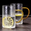 Sculpted Elegance: Hammered Borosilicate Glass Water Set with Pitcher and Cups Sculpted Elegance: Hammered Borosilicate Glass Water Set with Pitcher and Cups