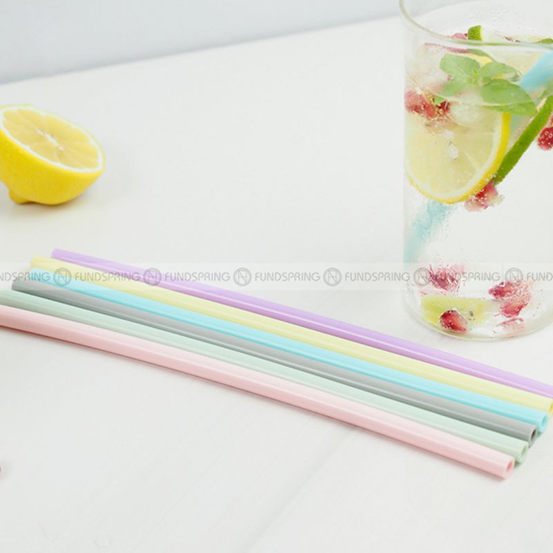 Food Grade Recyclable Silicone Straw Set Collapsible Drinking Tool Food Grade Recyclable Silicone Straw Set Collapsible Drinking Tool