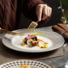 Weiss Series Straw Hat Dish Restaurant Dinnerware Shallow Plate Weiss Series Straw Hat Dish Restaurant Dinnerware Shallow Plate
