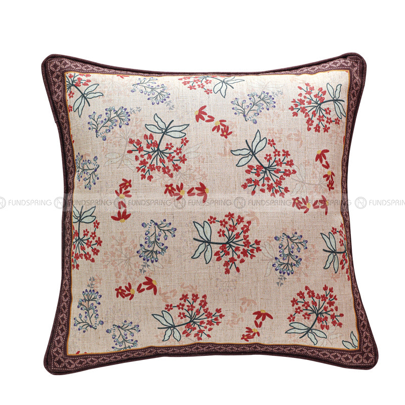 Villa Maria Pillow Cotton Linen Pillowcase Retro Car Lumbar Pillow Villa Maria Pillow Cotton Linen Pillowcase Retro Car Lumbar Pillow