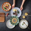 Porcelain Dinnerware Flowerish Hand-painted Plate Pattern Dinner Plate