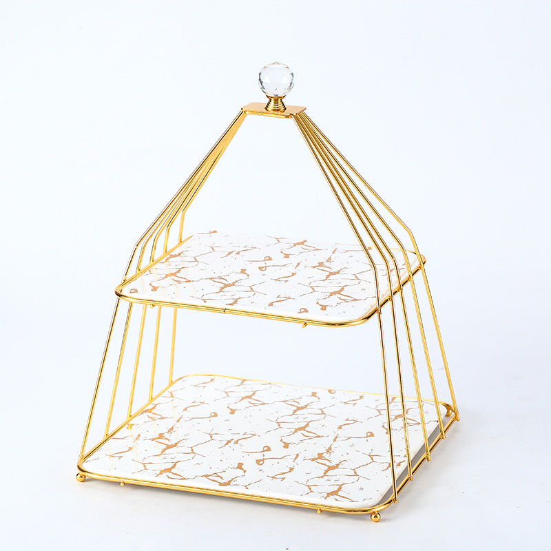 Multi-layer Pastry Fruit Plate Storage Rack Afternoon Tea Cupcake Display Stand Multi-layer Pastry Fruit Plate Storage Rack Afternoon Tea Cupcake Display Stand