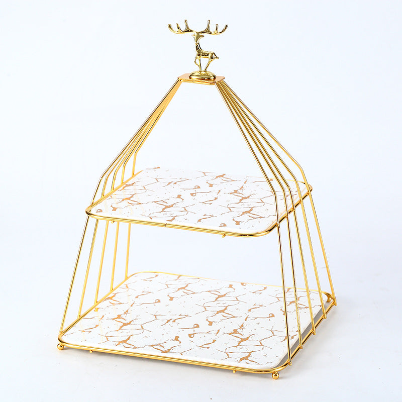 Multi-layer Pastry Fruit Plate Storage Rack Afternoon Tea Cupcake Display Stand Multi-layer Pastry Fruit Plate Storage Rack Afternoon Tea Cupcake Display Stand