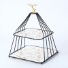 Multi-layer Pastry Fruit Plate Storage Rack Afternoon Tea Cupcake Display Stand Multi-layer Pastry Fruit Plate Storage Rack Afternoon Tea Cupcake Display Stand