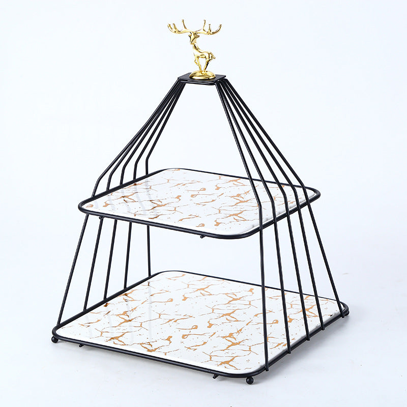 Multi-layer Pastry Fruit Plate Storage Rack Afternoon Tea Cupcake Display Stand Multi-layer Pastry Fruit Plate Storage Rack Afternoon Tea Cupcake Display Stand