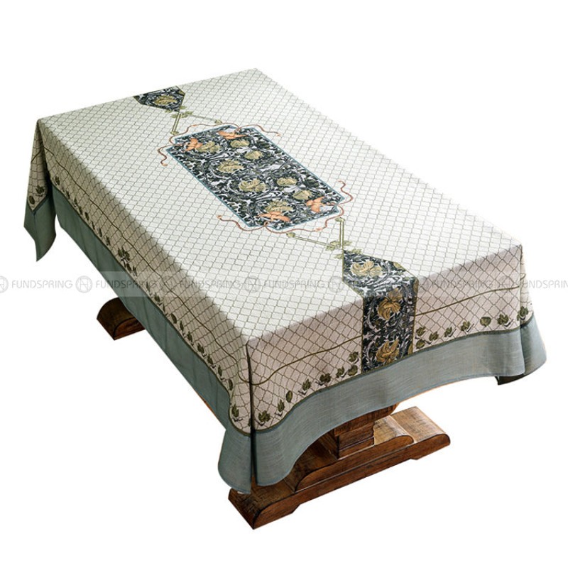 Hoopoe Tablecloth Vintage Tablecloth Thickened Spun Linen Table Cover Hoopoe Tablecloth Vintage Tablecloth Thickened Spun Linen Table Cover