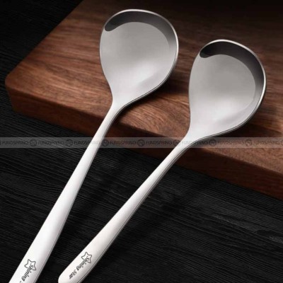 304 Stainless Steel Soup Spoon Deeper Long Spoon Mirror Polishing 304 Stainless Steel Soup Spoon Deeper Long Spoon Mirror Polishing