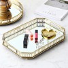 Cosmetics Storage Rack Decorative Metal Mirror Jewelry Display Tray Cosmetics Storage Rack Decorative Metal Mirror Jewelry Display Tray