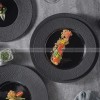 Mocaa Stone Series Black Dinner Plates Ceramic Dinnerware Plates Mocaa Stone Series Black Dinner Plates Ceramic Dinnerware Plates