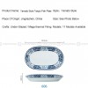 Japanese Blue and White Under-glazed Ceramic Oval Platter 12" Set of 2 Japanese Blue and White Under-glazed Ceramic Oval Platter 12" Set of 2