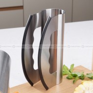 Stainless Steel Double-end Cutter Salad Mincer Vegetable Cheese Knife Stainless Steel Double-end Cutter Salad Mincer Vegetable Cheese Knife