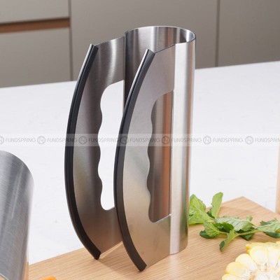 Stainless Steel Double-end Cutter Salad Mincer Vegetable Cheese Knife Stainless Steel Double-end Cutter Salad Mincer Vegetable Cheese Knife