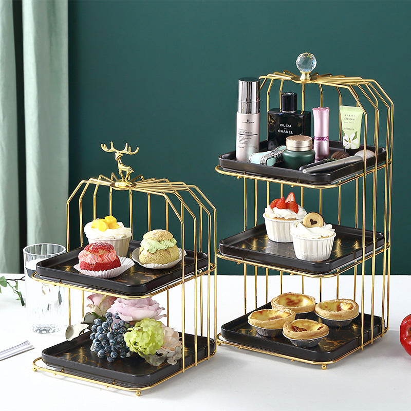 Beaded Top Decoration Candy Storage Plate: Elegant Display Stand for Refreshments, Desserts, and Pastries Beaded Top Decoration Candy Storage Plate: Elegant Display Stand for Refreshments, Desserts, and Pastries