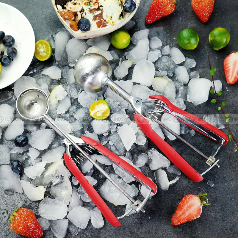 304 Stainless Steel Ice Cream & Cookie Scoop – Heavy-Duty Serving Spoon 304 Stainless Steel Ice Cream & Cookie Scoop – Heavy-Duty Serving Spoon