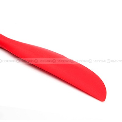 All-Inclusive Silicone Cream Scraper Red Cake Spatula Baking Utensils