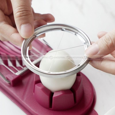Versatile Egg Slicing Mastery: 2-in-1 Egg Slicer and Section Cutter Versatile Egg Slicing Mastery: 2-in-1 Egg Slicer and Section Cutter