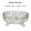 Crystal Elegance: Glass Decor Set for Coffee Tables - Plate, Jar, Vase, Fruit Bowl Crystal Elegance: Glass Decor Set for Coffee Tables - Plate, Jar, Vase, Fruit Bowl