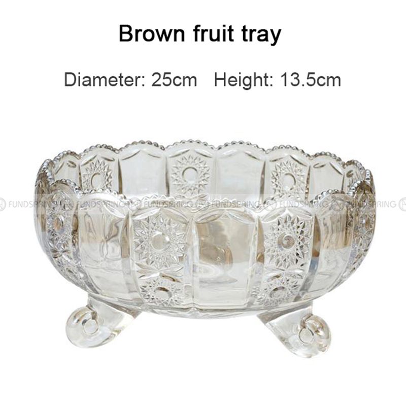 Crystal Elegance: Glass Decor Set for Coffee Tables - Plate, Jar, Vase, Fruit Bowl Crystal Elegance: Glass Decor Set for Coffee Tables - Plate, Jar, Vase, Fruit Bowl